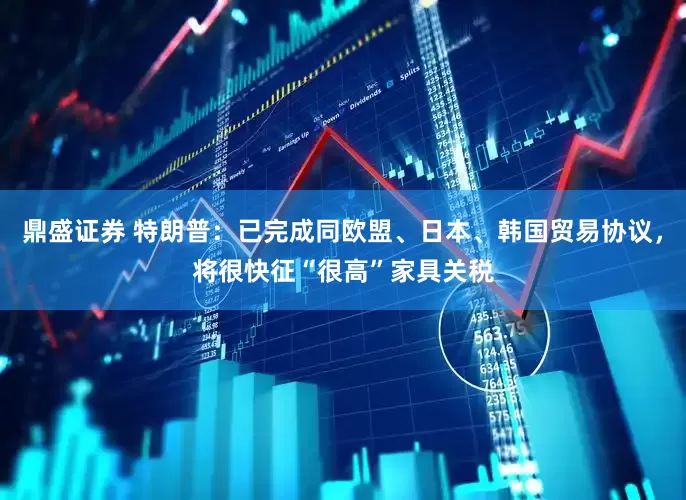 鼎盛证券 特朗普：已完成同欧盟、日本、韩国贸易协议，将很快征“很高”家具关税